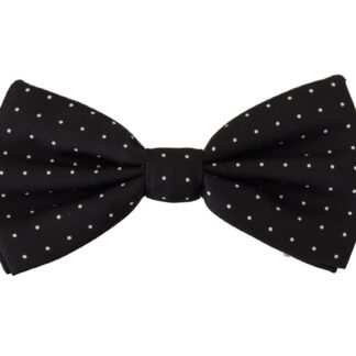 Dolce & Gabbana - Elegant Polka Dot Silk Bow Tie