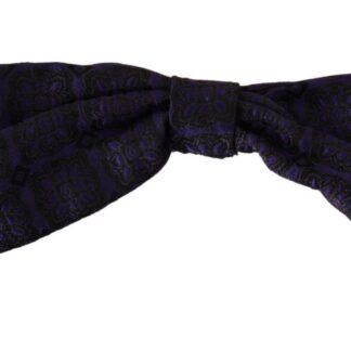 Dolce & Gabbana - Elegant Polka Dot Silk Bow Tie