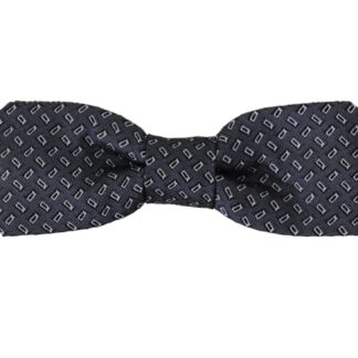 Dolce & Gabbana - Elegant Silk Black and White Bow Tie