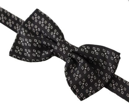 Dolce & Gabbana - Elegant Polka Dot Silk Bow Tie