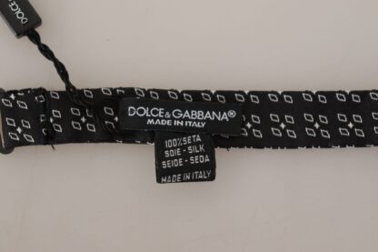 Dolce & Gabbana - Elegant Polka Dot Silk Bow Tie