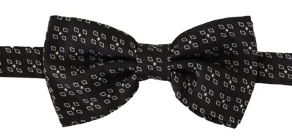 Dolce & Gabbana - Elegant Polka Dot Silk Bow Tie