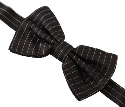 Dolce & Gabbana - Exclusive Silk Black and White Bow Tie