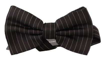 Dolce & Gabbana - Exclusive Silk Black and White Bow Tie