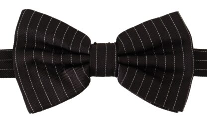 Dolce & Gabbana - Exclusive Silk Black and White Bow Tie