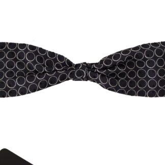 Dolce & Gabbana - Elegant White Silk Bow Tie