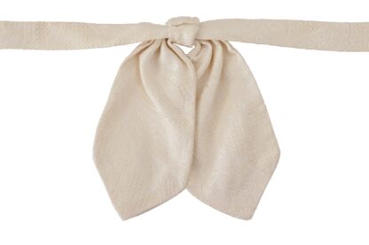 Dolce & Gabbana - Elegant Silk Bow Tie in Pristine White