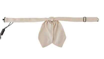 Dolce & Gabbana - Elegant Silk Bow Tie in Pristine White