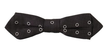 Dolce & Gabbana - Polka Dot Silk Bow Tie in Black and White