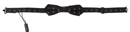 Dolce & Gabbana - Polka Dot Silk Bow Tie in Black and White