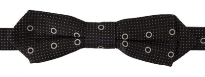 Dolce & Gabbana - Polka Dot Silk Bow Tie in Black and White