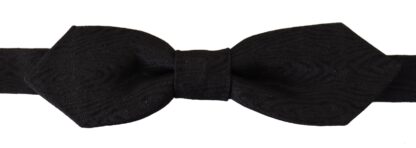 Dolce & Gabbana - Elegant Black Silk Bow Tie