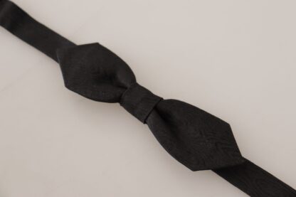 Dolce & Gabbana - Elegant Black Silk Bow Tie