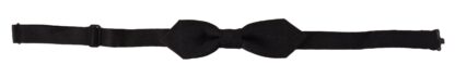 Dolce & Gabbana - Elegant Black Silk Bow Tie