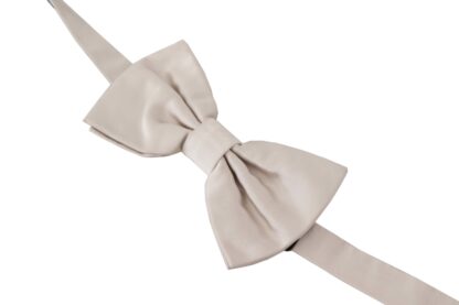 Dolce & Gabbana - Exquisite Silk Gray Bow Tie