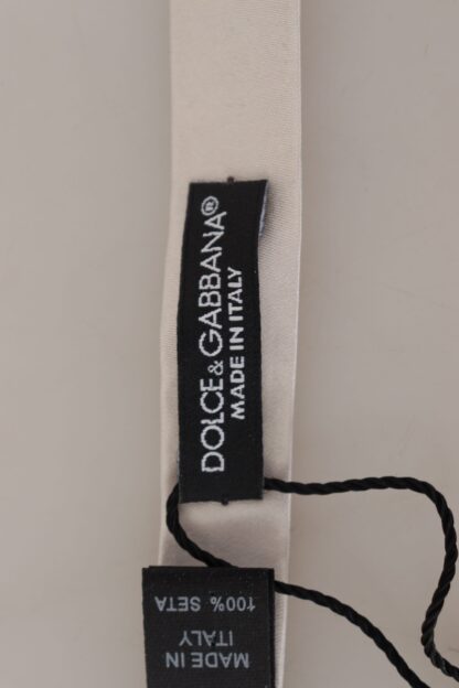 Dolce & Gabbana - Exquisite Silk Gray Bow Tie