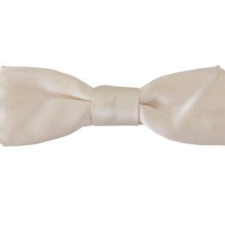 Dolce & Gabbana - Chic Gray Silk Bow Tie