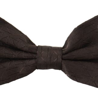 Dolce & Gabbana - Elegant Silk White Bow Tie