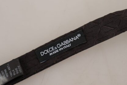 Dolce & Gabbana - Elegant Black Silk Bow Tie