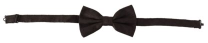 Dolce & Gabbana - Elegant Black Silk Bow Tie