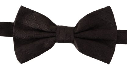 Dolce & Gabbana - Elegant Black Silk Bow Tie