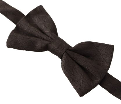 Dolce & Gabbana - Elegant Black Silk Bow Tie