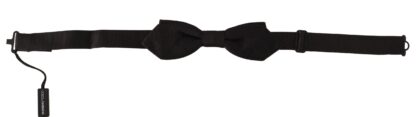 Dolce & Gabbana - Elegant Black Silk Bow Tie