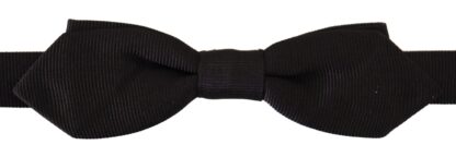 Dolce & Gabbana - Elegant Black Silk Bow Tie