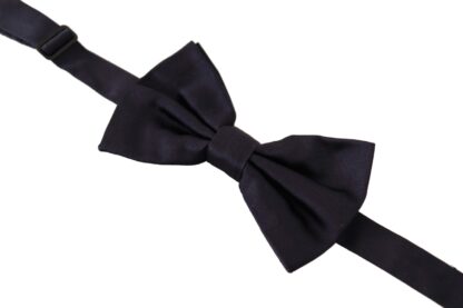 Dolce & Gabbana - Elegant Blue Silk Bow Tie