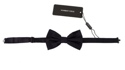 Dolce & Gabbana - Elegant Blue Silk Bow Tie