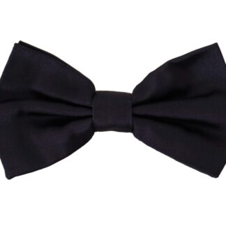 Dolce & Gabbana - Elegant Black Silk Bow Tie