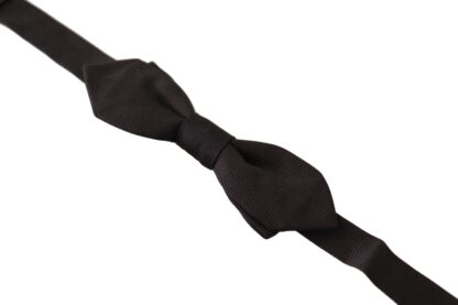 Dolce & Gabbana - Elegant Black Silk Bow Tie