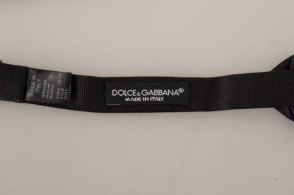 Dolce & Gabbana - Elegant Black Silk Bow Tie