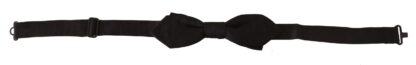 Dolce & Gabbana - Elegant Black Silk Bow Tie