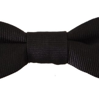 Dolce & Gabbana - Elegant Black Silk Bow Tie