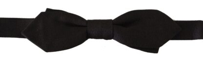 Dolce & Gabbana - Elegant Black Silk Bow Tie