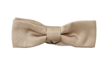 Dolce & Gabbana - Dazzling Gold Silk Bow Tie