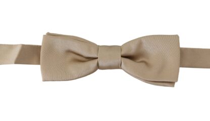 Dolce & Gabbana - Dazzling Gold Silk Bow Tie