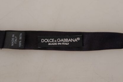 Dolce & Gabbana - Elegant Silk Black Bow Tie