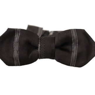 Dolce & Gabbana - Elegant Black Silk Bow Tie