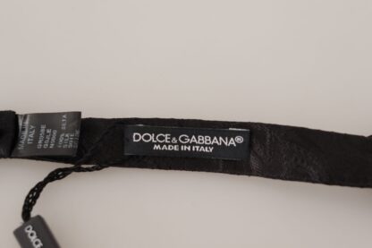 Dolce & Gabbana - Elegant Silk Tuxedo Bow Tie - Evening Chic