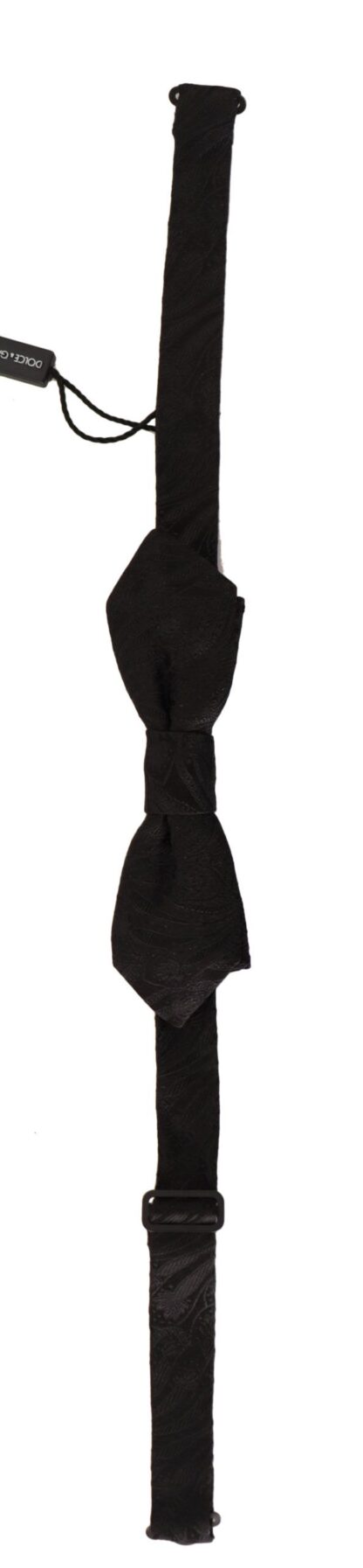 Dolce & Gabbana - Elegant Silk Tuxedo Bow Tie - Evening Chic