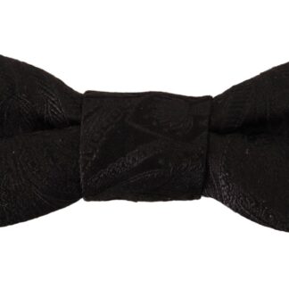 Dolce & Gabbana - Elegant Black Silk Bow Tie