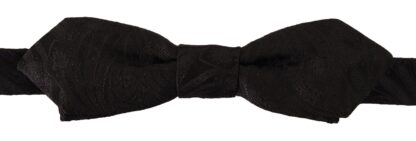 Dolce & Gabbana - Elegant Silk Tuxedo Bow Tie - Evening Chic