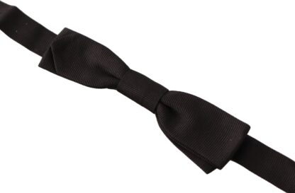 Dolce & Gabbana - Elegant Black Silk Bow Tie