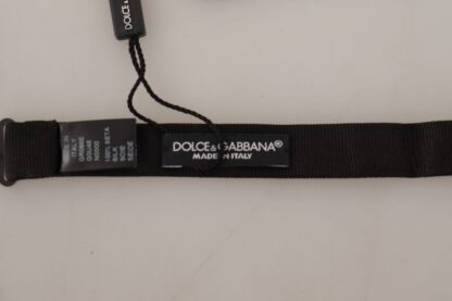 Dolce & Gabbana - Elegant Black Silk Bow Tie