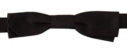 Dolce & Gabbana - Elegant Black Silk Bow Tie