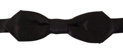 Dolce & Gabbana - Elegant Black Silk Bow Tie