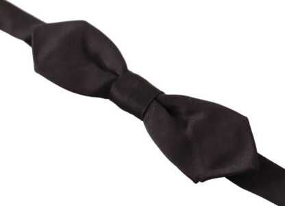 Dolce & Gabbana - Elegant Black Silk Bow Tie