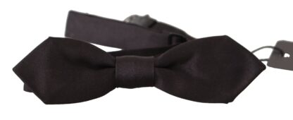 Dolce & Gabbana - Elegant Black Silk Bow Tie